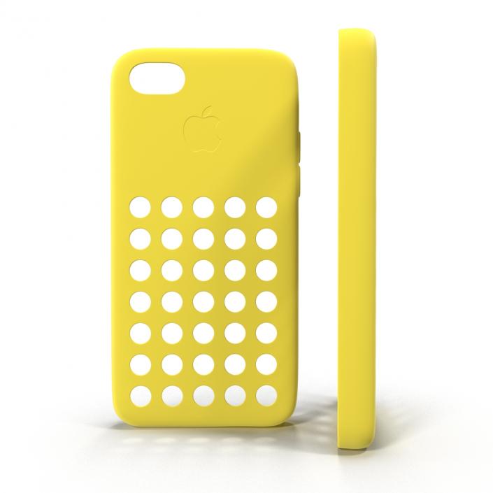 3D iPhone 5c Case Yellow