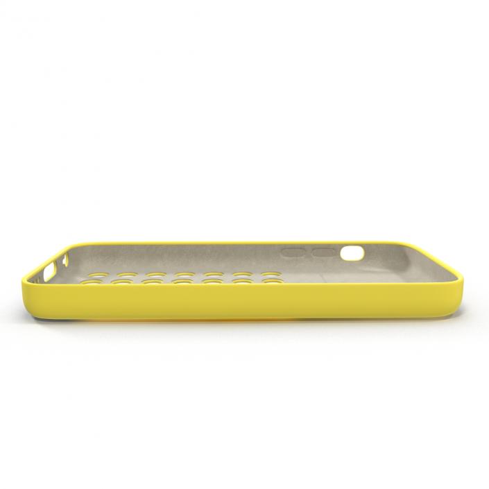 3D iPhone 5c Case Yellow