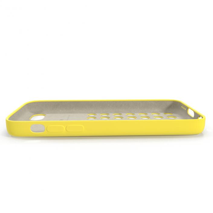 3D iPhone 5c Case Yellow