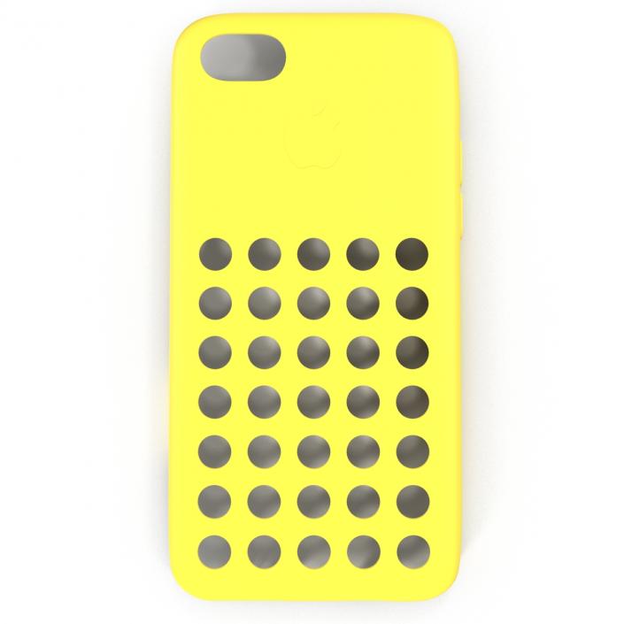 3D iPhone 5c Case Yellow