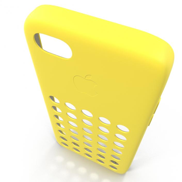 3D iPhone 5c Case Yellow