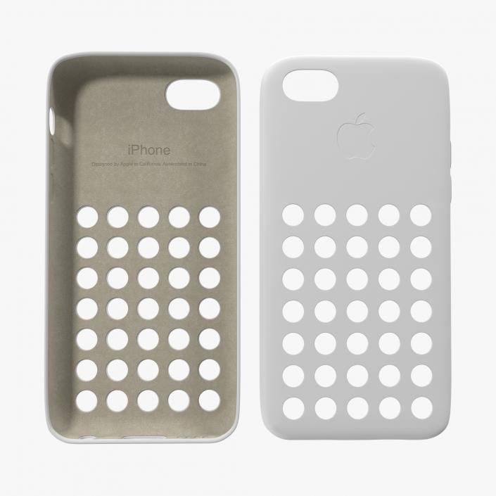 3D model iPhone 5c Case White