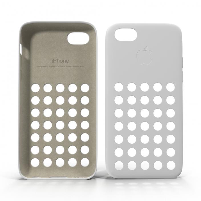 3D model iPhone 5c Case White