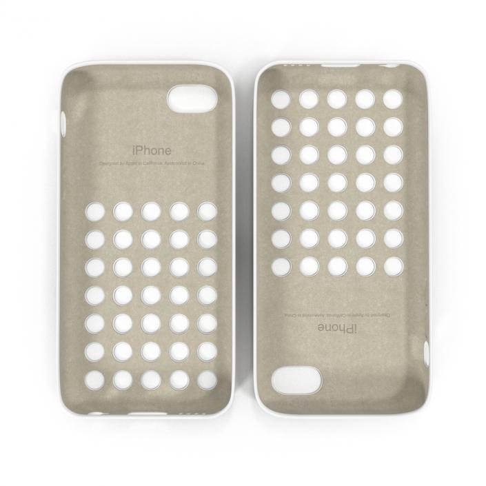 3D model iPhone 5c Case White