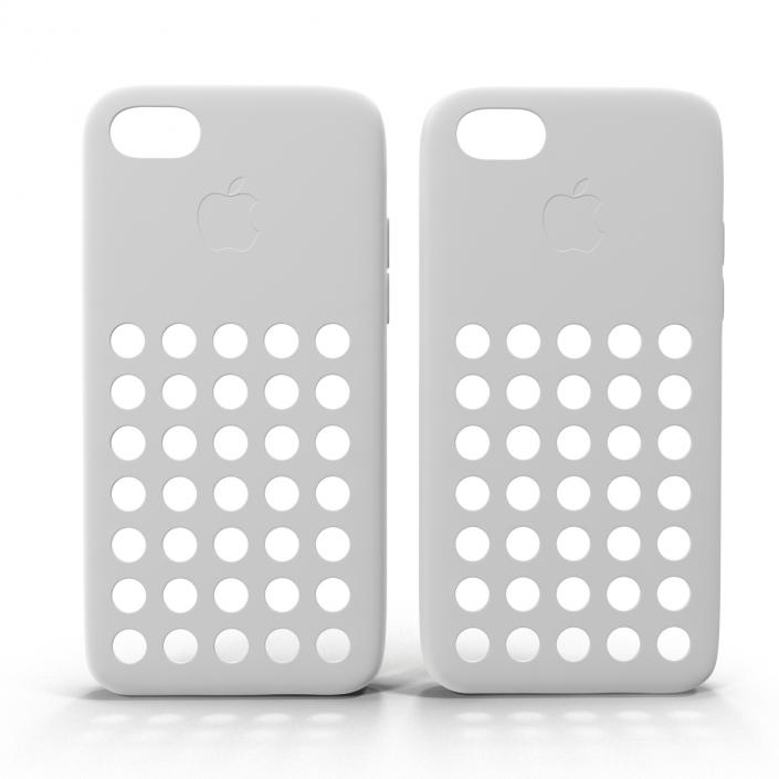 3D model iPhone 5c Case White