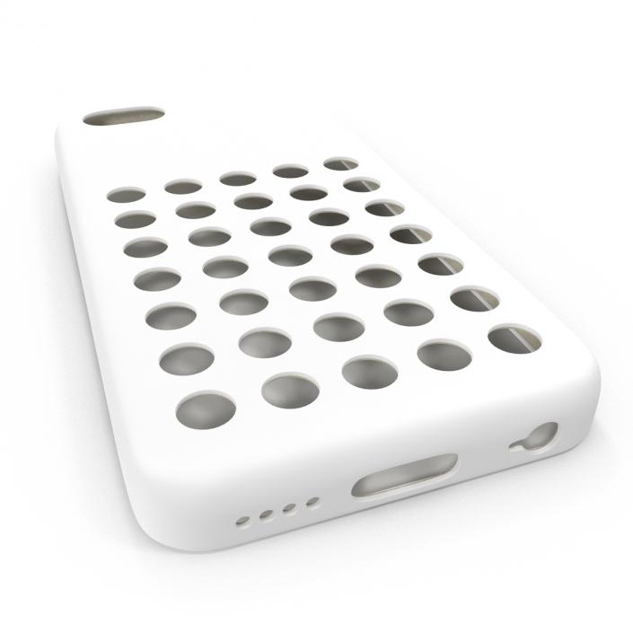 3D model iPhone 5c Case White