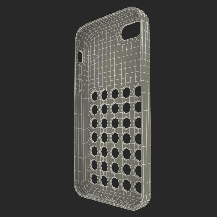 3D model iPhone 5c Case White