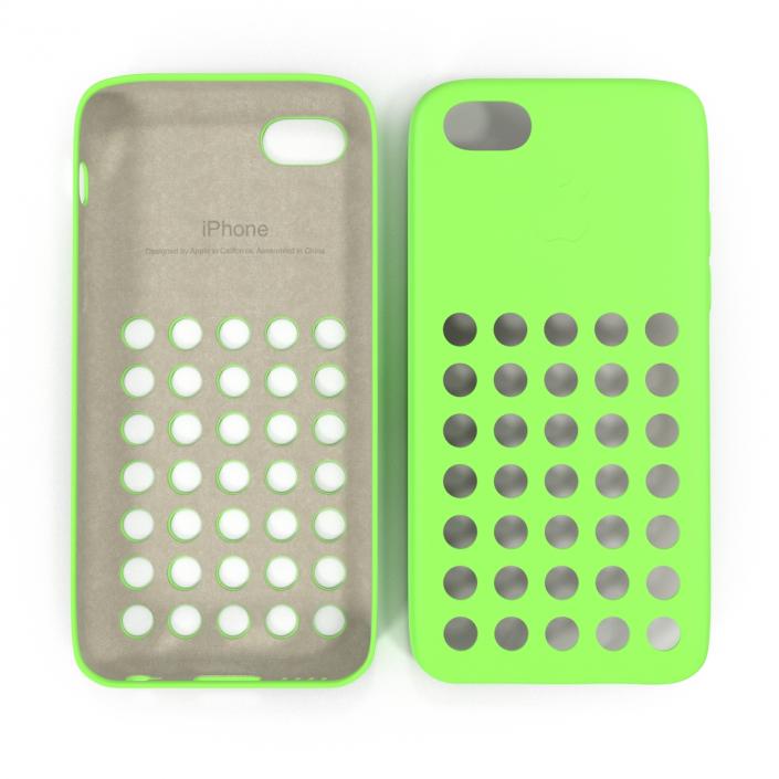 3D model iPhone 5c Case Green