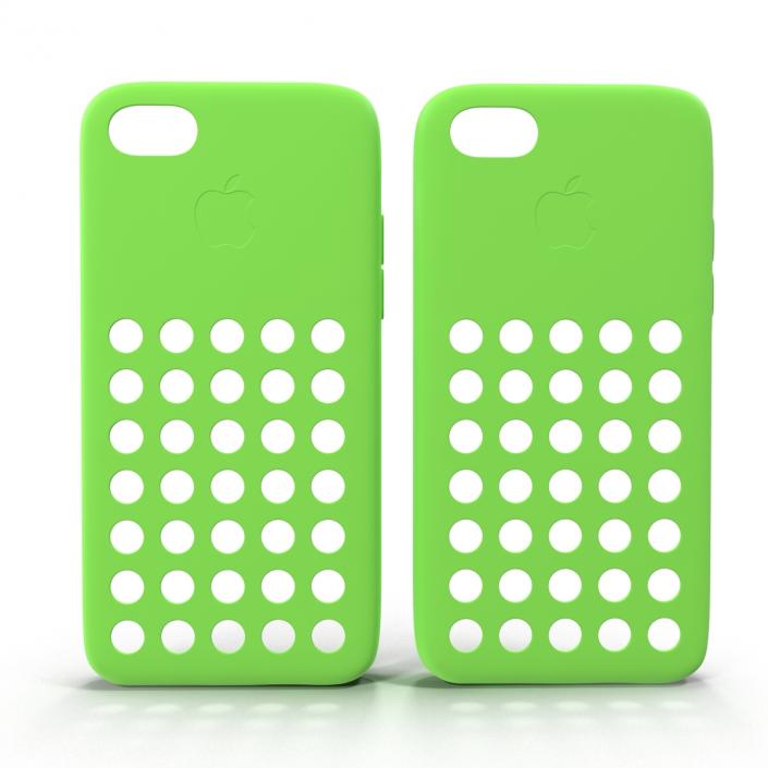 3D model iPhone 5c Case Green