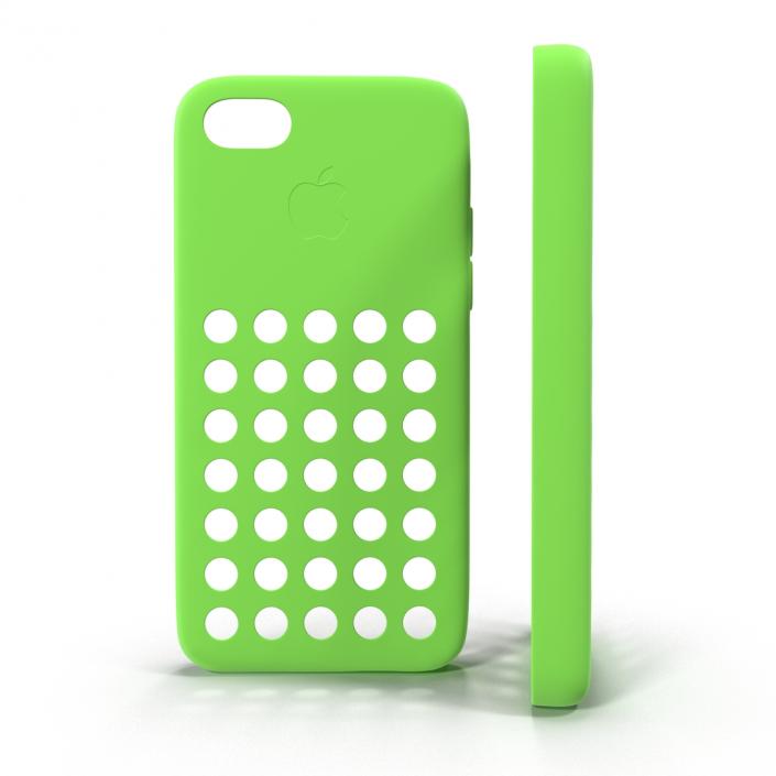 3D model iPhone 5c Case Green