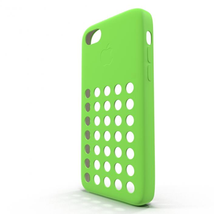 3D model iPhone 5c Case Green