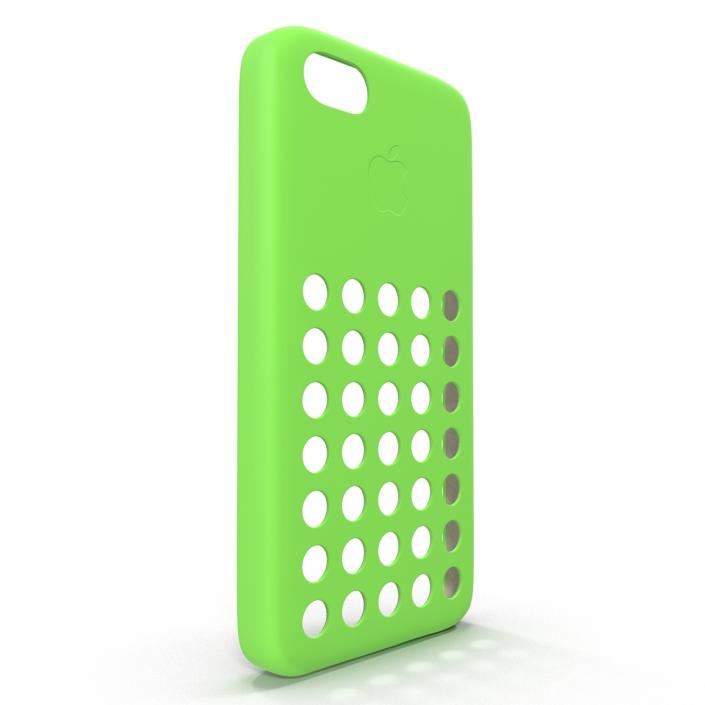 3D model iPhone 5c Case Green