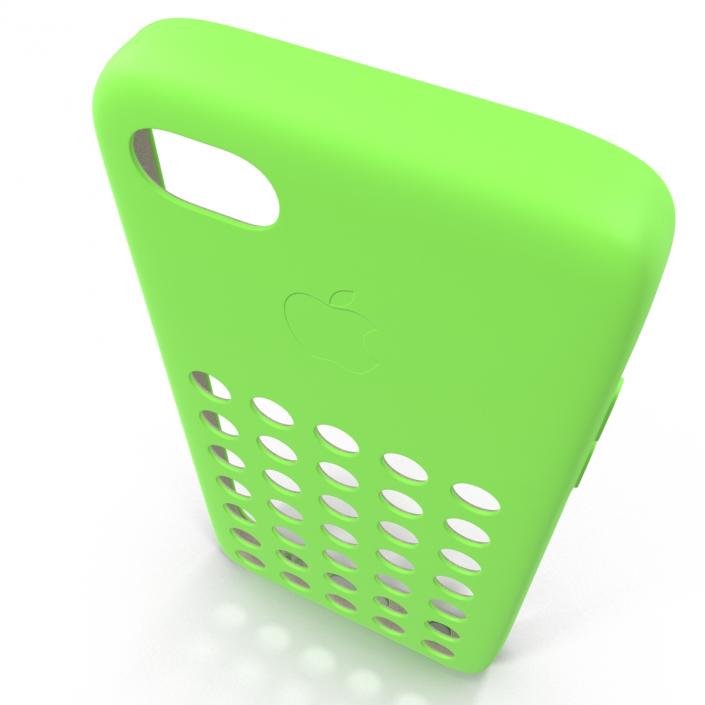 3D model iPhone 5c Case Green