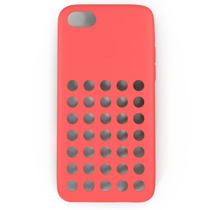 3D iPhone 5c Case Red model