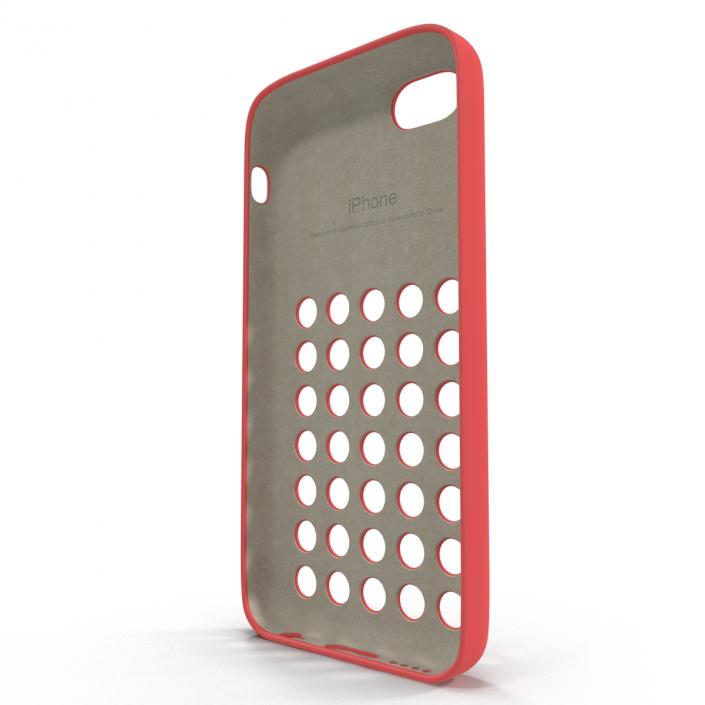 3D iPhone 5c Case Red model