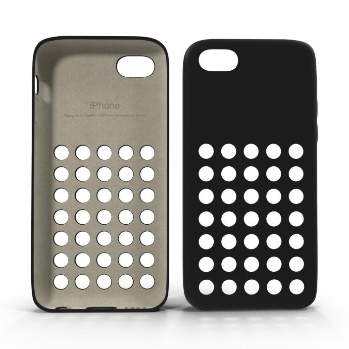 3D model iPhone 5c Case Black