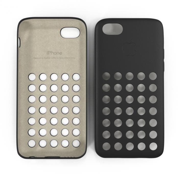 3D model iPhone 5c Case Black