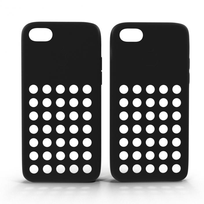 3D model iPhone 5c Case Black