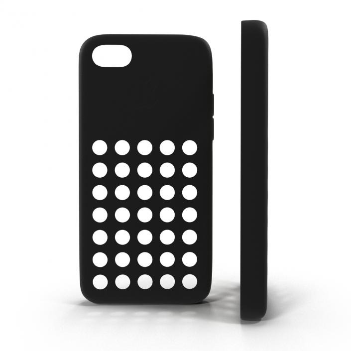 3D model iPhone 5c Case Black