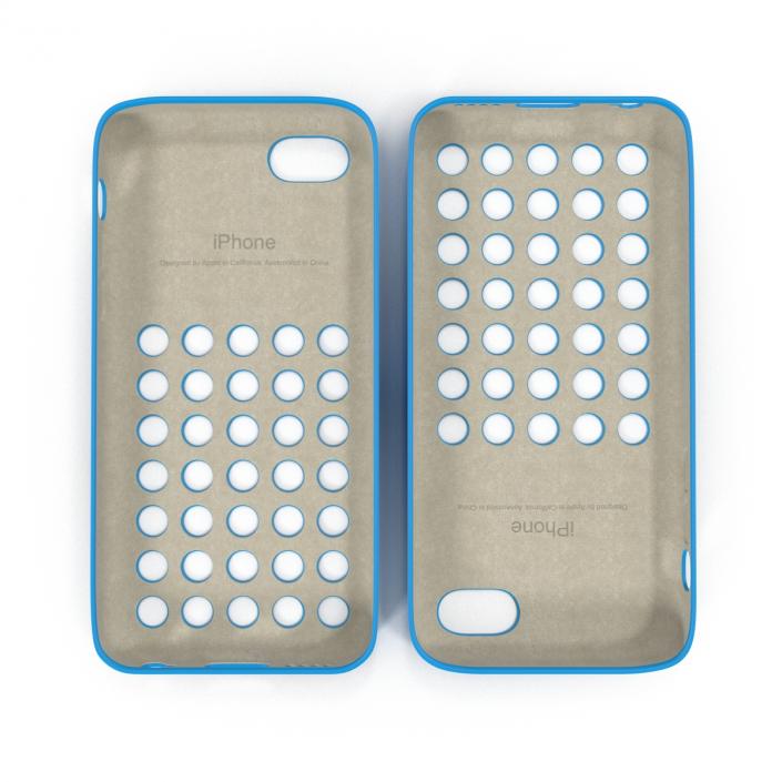 iPhone 5c Case Blue 3D model