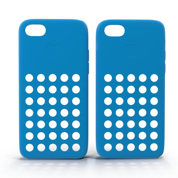 iPhone 5c Case Blue 3D model