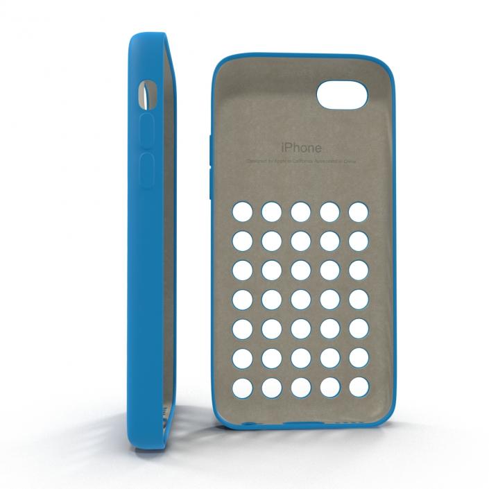 iPhone 5c Case Blue 3D model