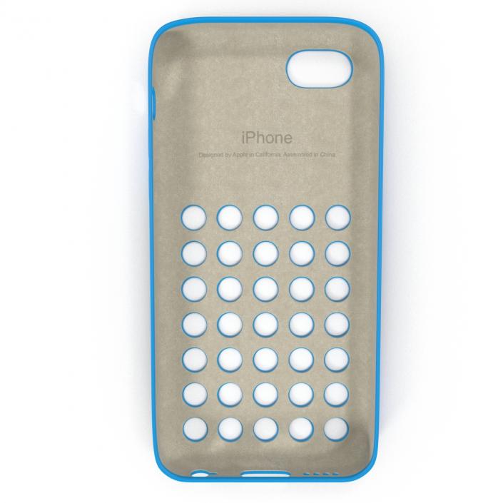 iPhone 5c Case Blue 3D model