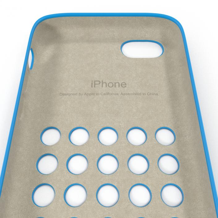 iPhone 5c Case Blue 3D model