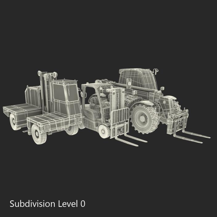 3D model Forklifts 3D Models Collection