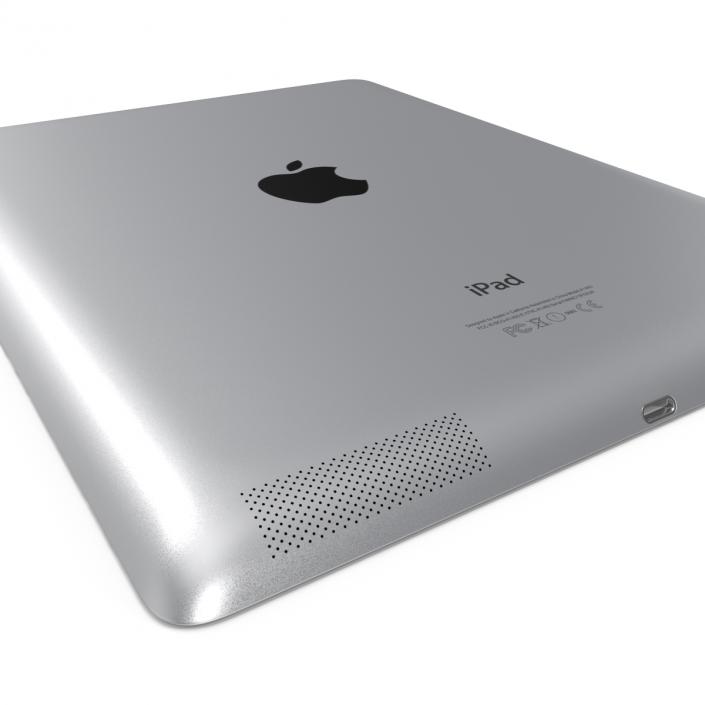 iPad Retina White 3D