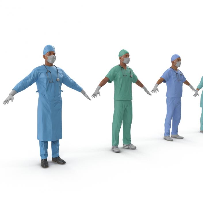 3D Doctors Collection model