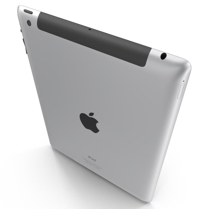 3D iPad Retina Cellular Black