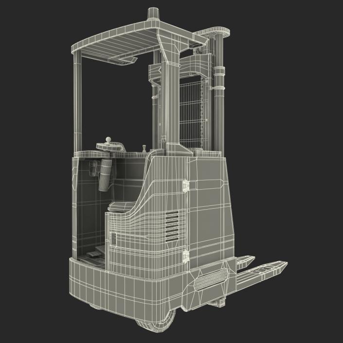 Rider Stacker Red Rigged 3D model