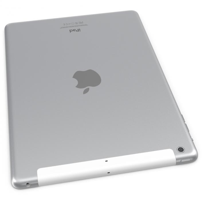 iPad Air Cellular Silver 3D model