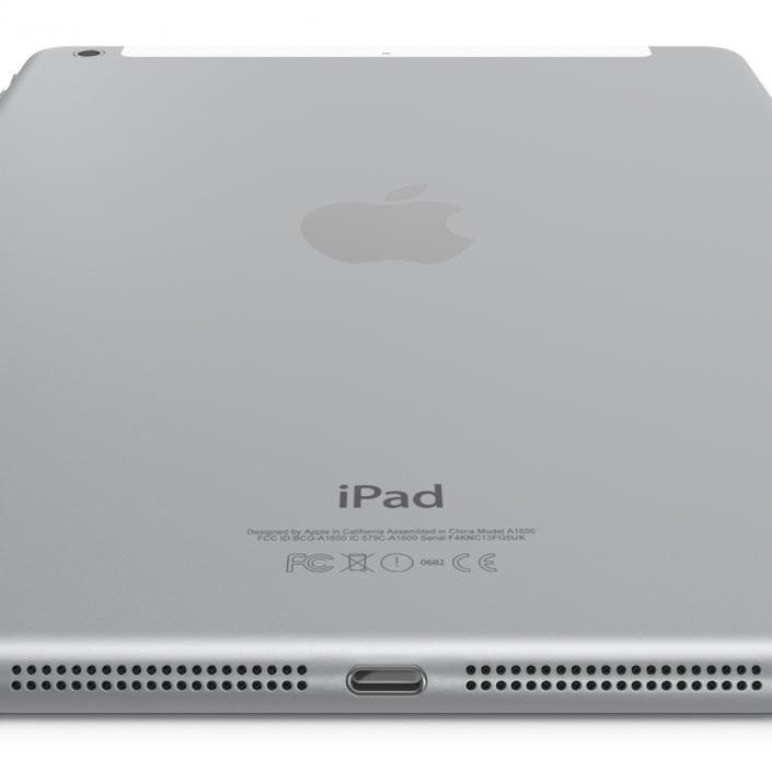 iPad Air Cellular Silver 3D model