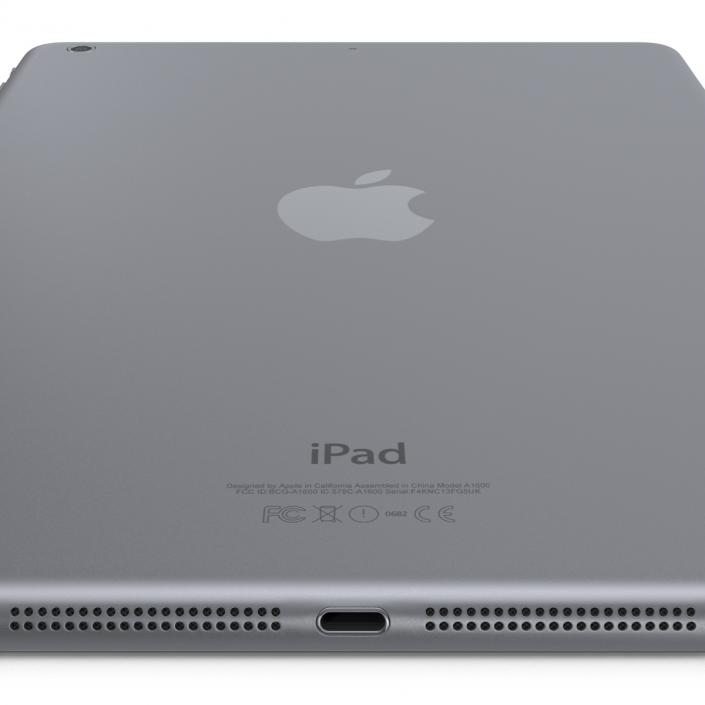 iPad Air Space Gray 3D model