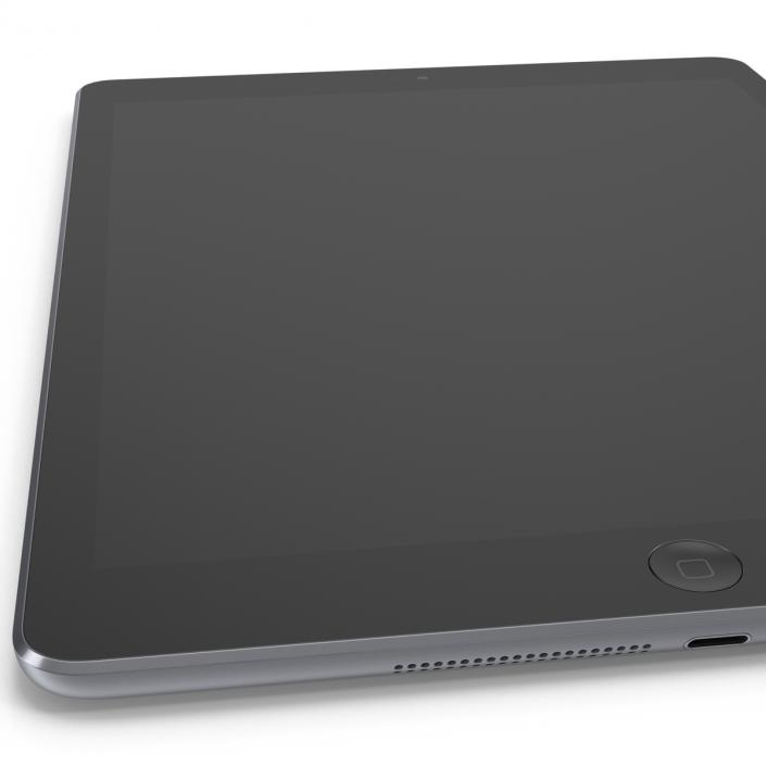 iPad Air Space Gray 3D model