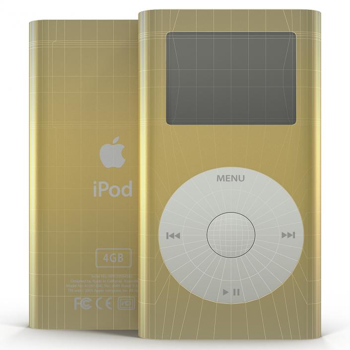 iPod Mini Gold 3D model