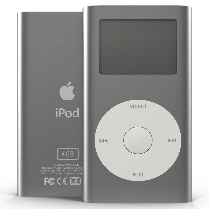 iPod Mini Grey 3D model