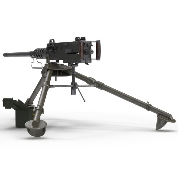 Machine Gun Browning M2 Collection 3D model