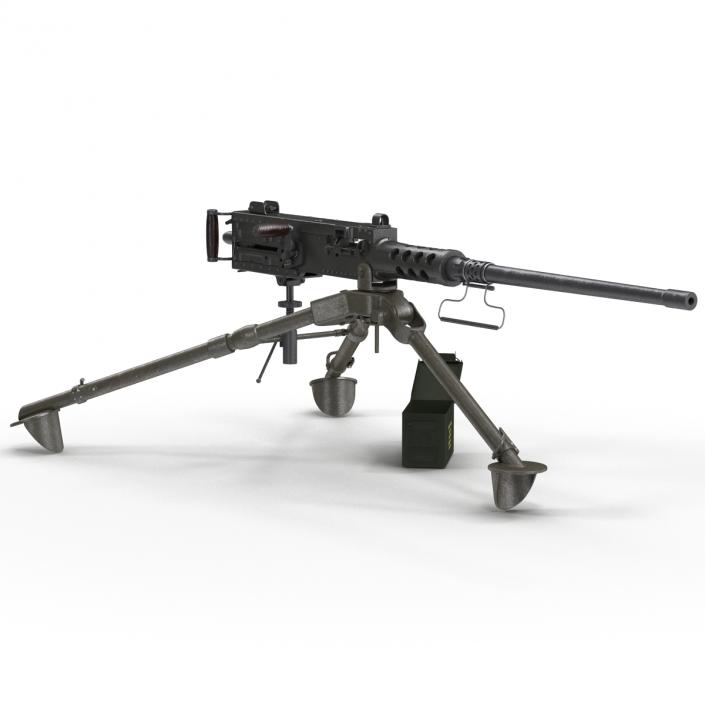 Machine Gun Browning M2 Collection 3D model