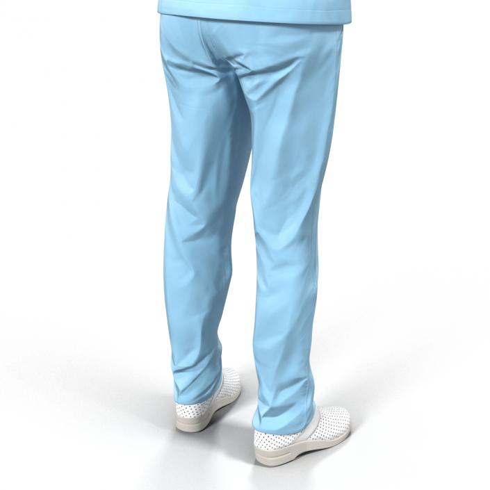 3D Female Surgeon Dress 10 model