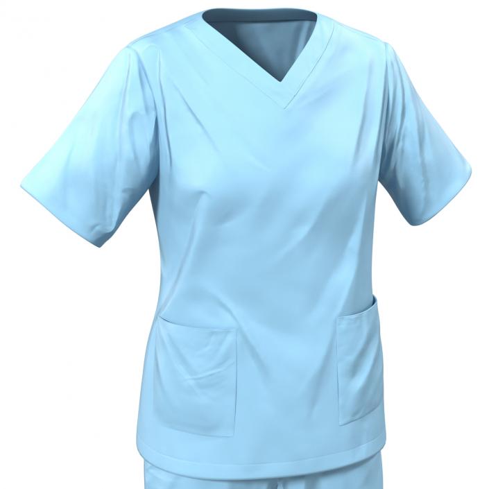 3D Female Surgeon Dress 11 model