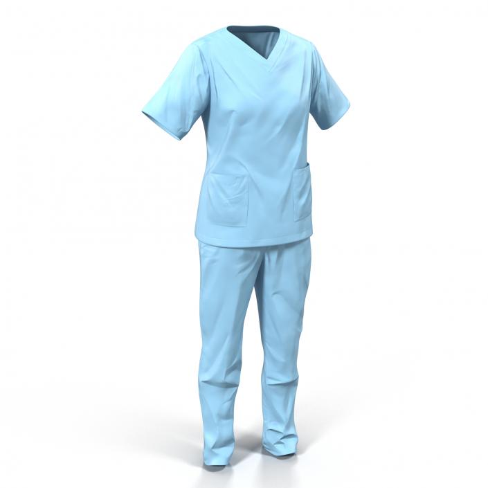 3D Female Surgeon Dress 12 model