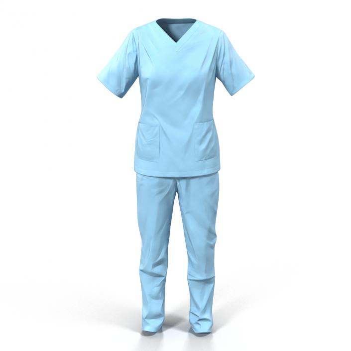 3D Female Surgeon Dress 12 model