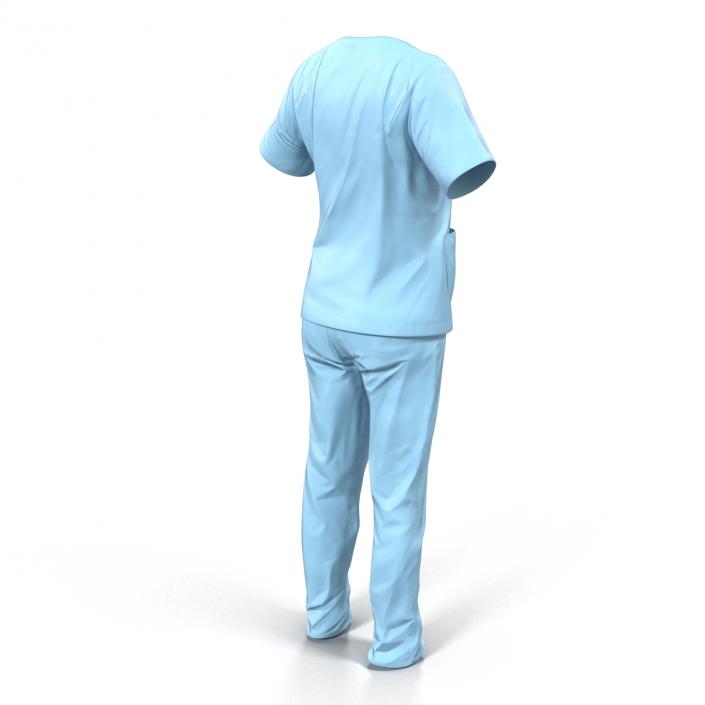 3D Female Surgeon Dress 12 model