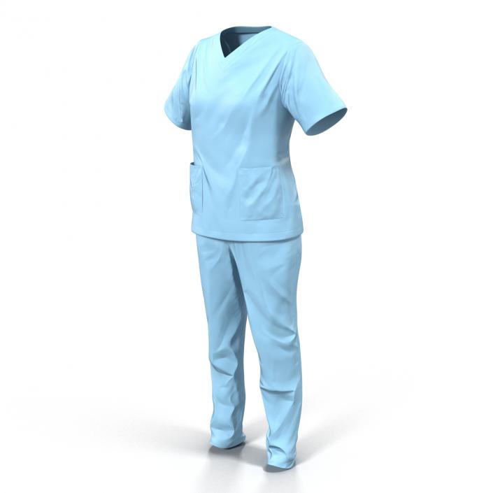 3D Female Surgeon Dress 12 model