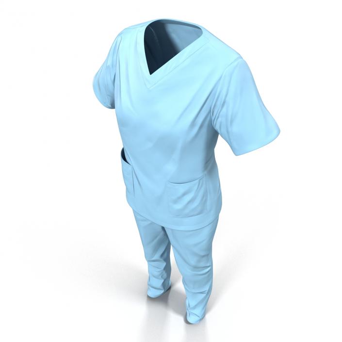 3D Female Surgeon Dress 12 model