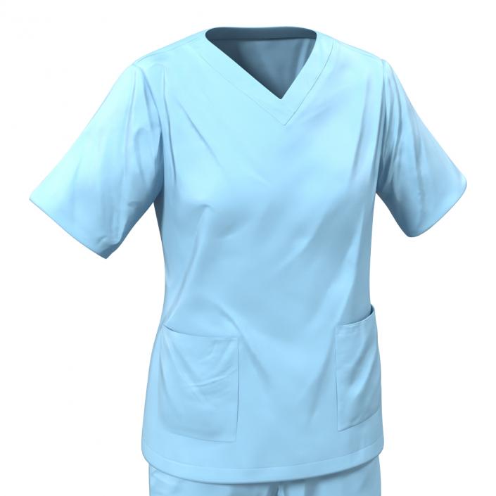 3D Female Surgeon Dress 12 model