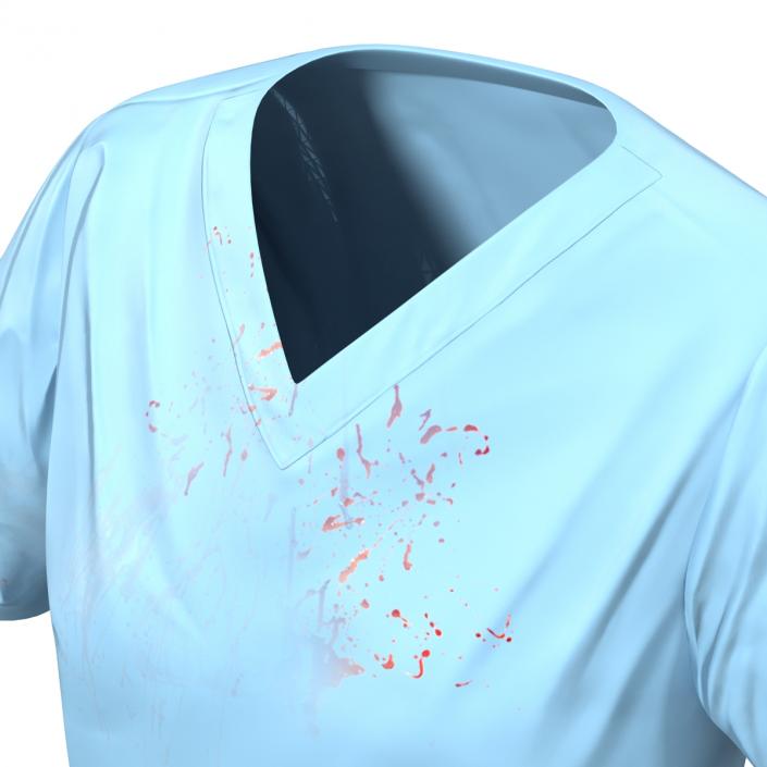 Female Surgeon Dress 12 with Blood 3D model